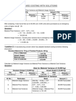 Silo - Tips Standard Costing With Solutions