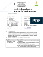 IV. Asistencia en La Administración de Medicamentos.