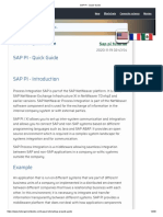 SAP PI - Quick Guide