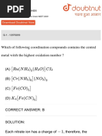 Complex Compounds