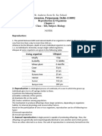 Reproduction in Organisms Class 12 Notes