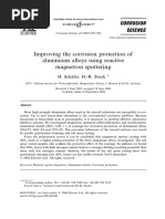 Improving The Corrosion Protection of Aluminium Alloys Using Reactive Magnetron Sputtering