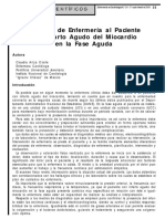 Atención de Enfermería Al Paciente Con Infarto Agudo Del Miocardio en La Fase Aguda