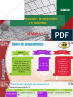 L. Preposición, Conjunción y El Adverbio