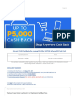 Shop Anywhere Cash Back Treats 2 2021 - Home