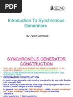 Introduction To Synchronous Generators: By: Aamir Mehmood