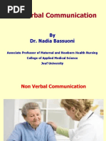 Non Verbal Communication: by Dr. Nadia Bassuoni