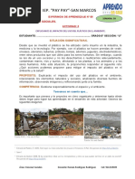 CC - SS 5° Semana 24 Explicamos El Impacto Del Uso Del Plástico en El Ambiente.