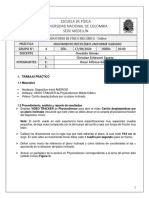 Informe. Movimiento Rectilíneo Uniforme 5 Grupo