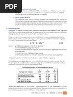 Horton Model: Recirculating Furrow Infiltrometer