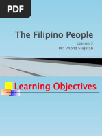 Lesson 3 The Filipino People