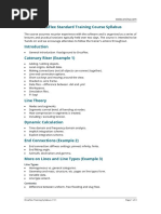 Orcaflex Standard Training Course Syllabus: Line Types