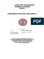 RPP - KELAS X - Bab 7 Malaikat