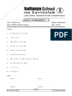 8th Basic Work Sheet - 4