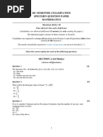 Isc Semester 1 Examination Specimen Question Paper Mathematics