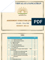 Assessment Structure (Proposed) Class 6-8