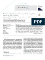 Simulation and Optimization of Rice Husk Asification Using Intrinsic Reaction Rate Based CFD Model