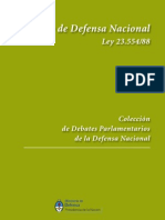 Ley de Defensa Nacional - Ministerio de Defensa Nacional. Presidencia de La Nación. Julio de 2010. Documento de Distribución Gratuita y Oficial.