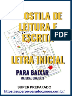 Apostila de Leitura e Escrita Letra Inicial