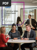 Warwick - Full-Time MBA Talent Book 2019 - 2020 - ONLINE