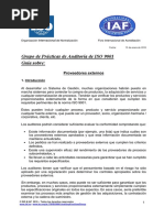 GPA - Guía para Auditoría de ISO 9001 Sobre Proveedores Externos