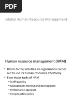 Global Human Resource Management