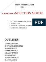 Linear Induction Motor: Seminar Presentation ON