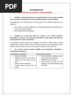 ACTIVIDAD N°03 Gestión de Mis Emociones-Pensando Positivo