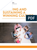 Building and Sustaining A Winning Culture