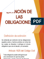 Extincion de Las Obligaciones