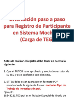 Paso A Paso REGISTRO TEG EN MOCHIMA