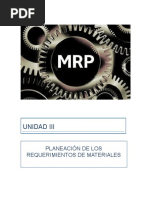 Antología de Planeación de Requerimiento de Materiales