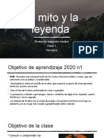 El Mito y La Leyenda Segundo Medio Nivelación 2021