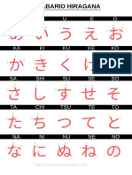 Silabario Hiragana