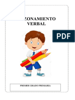 Cuaderno de Razonamiento Verbal Primer Grado Primaria