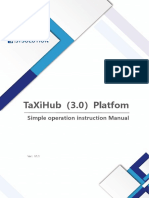 Taxihub 3.0 Platfom: Simple Operation Instruction Manual