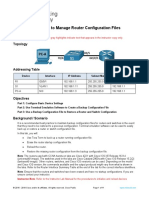 10.6.11 Lab - Use Tera Term To Manage Router Configuration Files - ILM