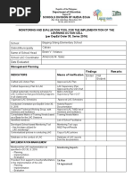 Template 9 - Lac Monitoring and Evaluation Tool 1