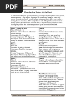 Crash Landing! Student Activity Sheet