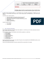 I Analysis of Statistics: Zantel (T) Radio Network Optimization Guideline