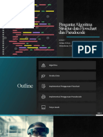 Pengantar Algoritma Struktur Data Flowchart Dan Pseudocode