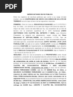 COMPROMISO DE VENTA CON ARRAS DE UN LOTE DE TERRENO, Primo Edgar