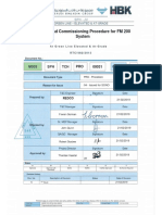 Testing and Commissioning of FM200 System