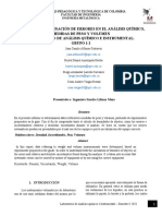 Determinación de Errores en El Análisis Químico, Medidas de Peso y Volumen