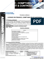 Licence Finance Comptabilite