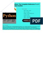 ( (Epub ) ) - Read Python: The Complete Reference F-U-L-L Popular PDF Unlimited Audible