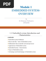 Embedded System-: by DR - Maheswari Muthusamy Ap/Sg/Eee