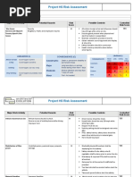 Project HS Risk Assessment