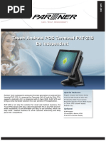 Touch Android POS Terminal PAT-215: Be Independent