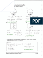 Polygones Réguliers Exercices Corrigés